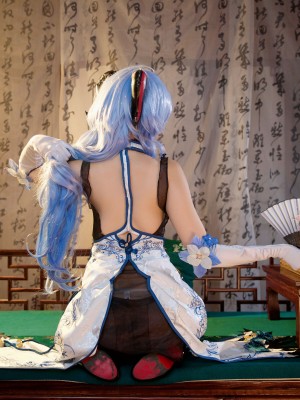 屑雪雪鸭 - 甘雨青花瓷旗袍[50P-199MB]_12