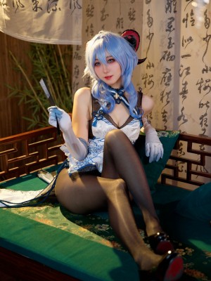 屑雪雪鸭 - 甘雨青花瓷旗袍[50P-199MB]_13