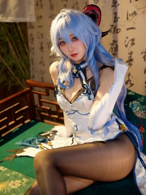 屑雪雪鸭 - 甘雨青花瓷旗袍[50P-199MB]_29