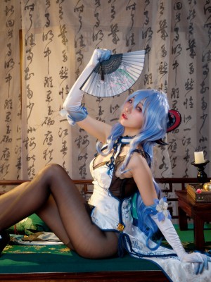 屑雪雪鸭 - 甘雨青花瓷旗袍[50P-199MB]_10