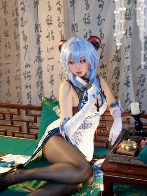 屑雪雪鸭 - 甘雨青花瓷旗袍[50P-199MB]_25