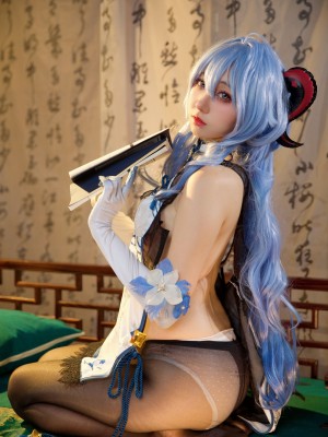 屑雪雪鸭 - 甘雨青花瓷旗袍[50P-199MB]_46