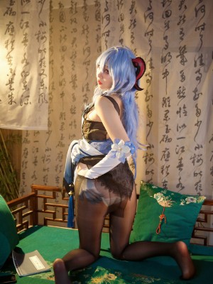 屑雪雪鸭 - 甘雨青花瓷旗袍[50P-199MB]_42