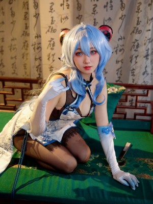 屑雪雪鸭 - 甘雨青花瓷旗袍[50P-199MB]_31