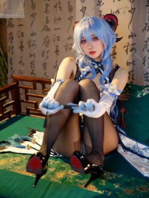 屑雪雪鸭 - 甘雨青花瓷旗袍[50P-199MB]_27