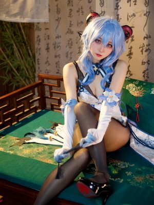 屑雪雪鸭 - 甘雨青花瓷旗袍[50P-199MB]_28