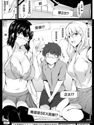 [石ケンピ (イッシー13)] 僕の家が幼馴染のお姉ちゃん達の配信部屋にされてる件 [我一个人汉化]_08