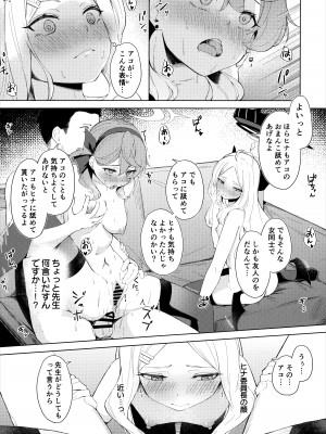 (C103) [ふにあいあいす (不似合りこ∞)] 風紀委員会室にて 甘えんぼ委員長とむっつり行政官と (ブルーアーカイブ)_24