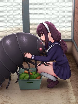 [ちんみん亭ミルク(おしのそ)] 少女は巨蟲と愛に堕ちる_157