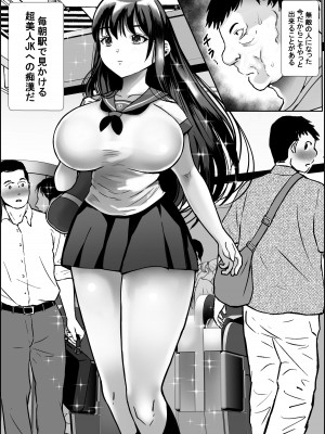 [せくしぃも] 超美人Jkが汚いおっさんに痴漢されてアナルまで犯される話_03