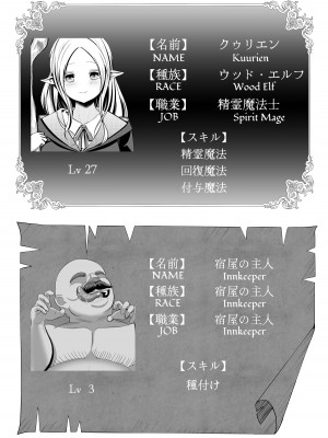 [ほとりの小屋] エルフ(♀)の冒険者が宿屋の主人に夜○い&種付けされるお話_02