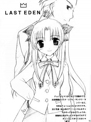 (みみけっと10) [LAST EDEN (天音真理)] Infinite Emotion (Fate／stay night) [中国翻訳]_12