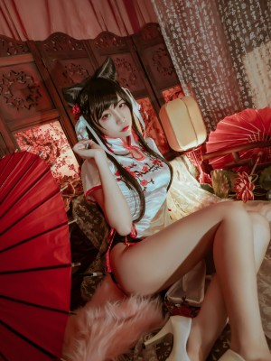 二佐Nisa 碧蓝航线 爱宕旗袍_05