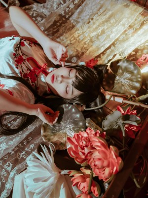 二佐Nisa 碧蓝航线 爱宕旗袍_03