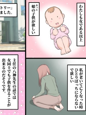 [pink-noise (みずいろめがね)] ふたなりシンドローム〜ママと娘の子作り教室_05