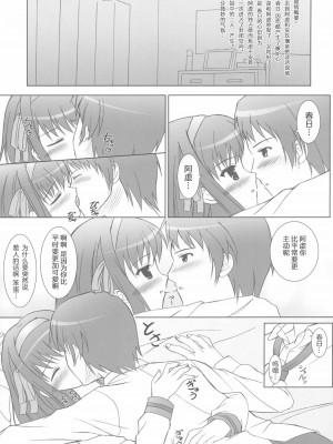 [Turning Point (うえひろ)] ハルキョんのえっち本 (涼宮ハルヒの憂鬱) [CDD个人渣翻]_04