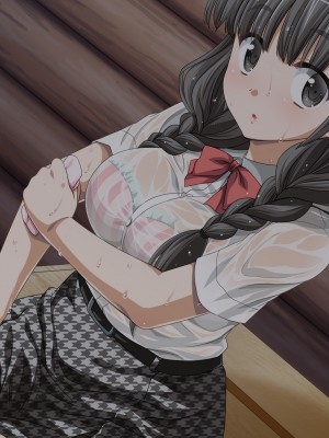 (同人CG集) [マンチン堂 (まる。)] ブラ透け女子学生と嵐の夜に…_088_010