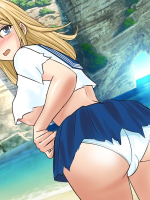 (同人誌) [東京漫画研究所 (練馬博士)] 桃色島 修学旅行で乗った遊覧船が遭難、辿り着いた無人島には3人のJKと僕だけ_n_036