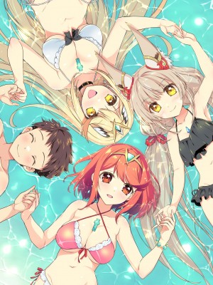 [わつき屋 (わつきるみ、結城成)] RE：COLORS!#05 彼女が水着にきがえたら楽園にいちばん近い島!？ (ゼノブレイド2、ゼノブレイド3) [DL版]_42