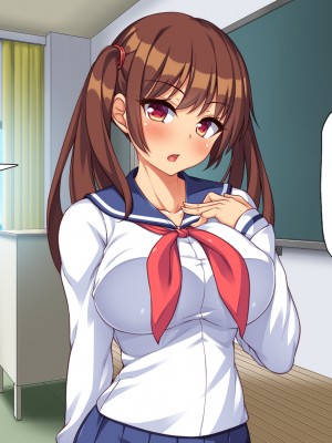 (同人CG集) [汁っけの多い柘榴] クソ生意気な妹達に催眠アプリを使ったら妊娠競争が始まった!_CG_04_32