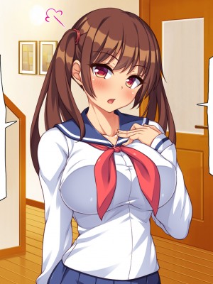 (同人CG集) [汁っけの多い柘榴] クソ生意気な妹達に催眠アプリを使ったら妊娠競争が始まった!_CG_07_27