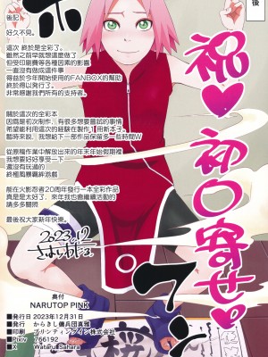 (C103) [からきし傭兵団 真雅 (砂原渉)] NARUTOP PINK (NARUTO -ナルト-) [木头个人汉化]_23