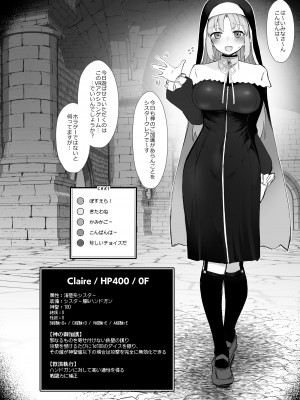 [30分5000円ポッキリ (鏡植草)] にじエロトラップダンジョン部4 (シスター・クレア) [DL版]_05