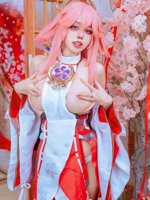 Byoru - Yae Miko x Raiden Shogun【Genshin Impact】_008