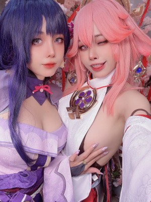 Byoru - Yae Miko x Raiden Shogun【Genshin Impact】_081