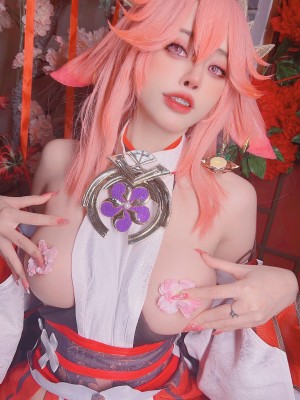 Byoru - Yae Miko x Raiden Shogun【Genshin Impact】_075