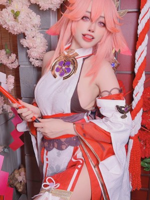 Byoru - Yae Miko x Raiden Shogun【Genshin Impact】_072