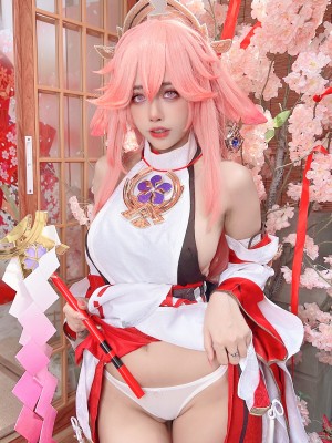 Byoru - Yae Miko x Raiden Shogun【Genshin Impact】_078