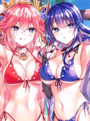 (C104) [紅音色 (里美樹、焼フグ)] 極楽稲妻 (原神)_04