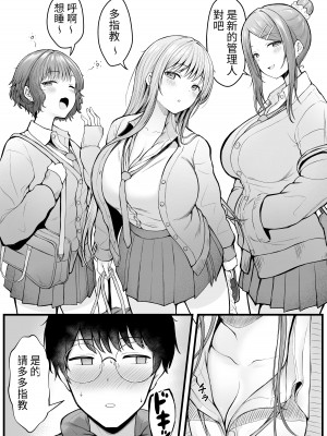 [猫耳と黒マスク (cielo)] 女子寮管理人の僕はギャル寮生に振り回されてます【1-4】_1-02