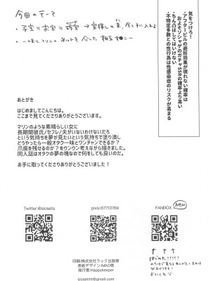 (C104) [Happykeeper (シオセタモツ)] 秘密のお宝探し (宝鐘マリン)_29