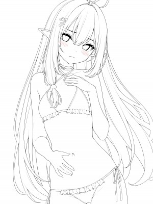 (C104)[モノ手紙 (かるたも)] えっちなおなかかんさつ。おなか×水着 2 [DL版]_35