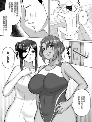 [俺のささくれ] デカい幼なじみ達にはさまれて汗だくハーレムえっち [中国翻訳]_23