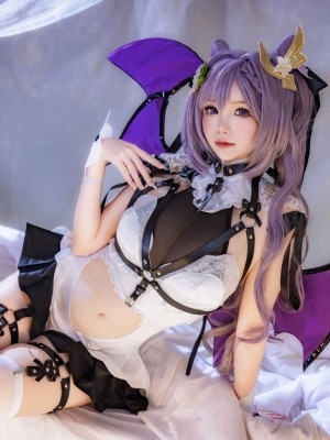 雪晴Astra - 刻晴恶魔拘束睡衣_06
