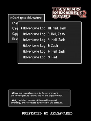 [KAMINENDO.CORP (あかざわRED)] ぼうけんのしょシリーズ総集編 The Adventurer's Book has Perfect. Vol.2 [英訳] [無修正]_002