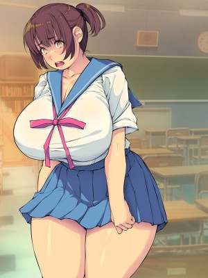 [もんもんプロブレム (横十輔)] ちょいポチャJKだってエッチなコトしたいんよ! ～地味巨乳っ娘のデカケツに発情～_123