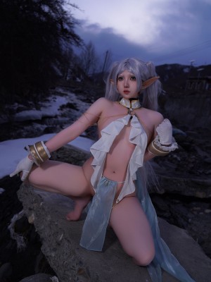 [阿呀被发现了Aya&小和甜酒] 雪山 菲伦&芙莉莲_86