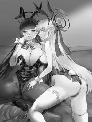 [ラストリンケージ (らすに)] シャーレの先生はバニーガールの夢を見るか (ブルーアーカイブ) [黎欧出资汉化]_03