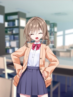 [Tiramisu] モテすぎ！？ 巨乳ギャルと貧乳センパイの過激アプローチ！_254