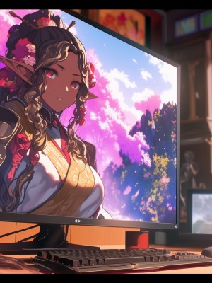 [朝風の雫 (朝風あびす)] 巨大なふたなりダークエルフお姉さんは好きですか？～亡国のディックガールちゃんの子作り修行～_287