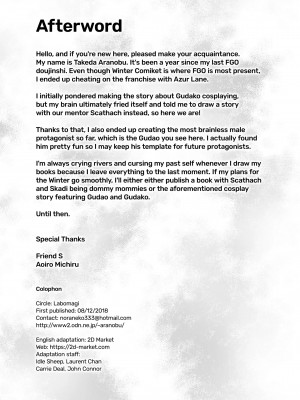 [らぼまじ! (武田あらのぶ)] 自分にまるで興味がない師匠にコスプレSEXで女の悦びを刺し穿っていく性活 (Fate Grand Order) [英訳] [無修正]_21