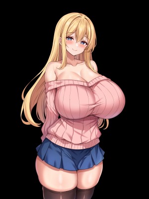[アイル屋 (アイル)] 高身長で金髪爆乳なお隣さんにドスケベ言葉攻めで搾り取られるっ_160