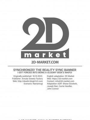 [あむぁいおかし製作所 (萌黄おじさん、なまむぎ)] 現実同期ガチャ～ネクラオタクの嫁キャラにさせられたオレ～ [英訳] [無修正]_39