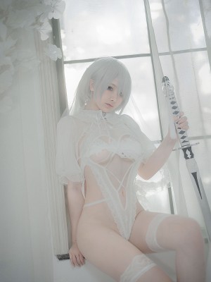 樱梨梨Eriri - 2B白花嫁_16