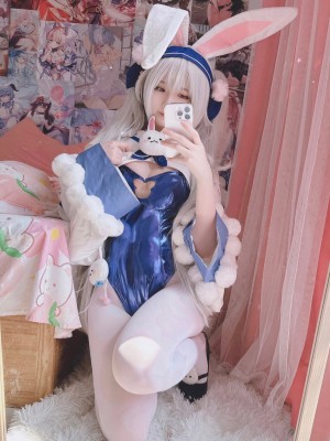 [习呆呆] 兔女郎拉菲 with GIF (碧蓝航线) [无修正]_05