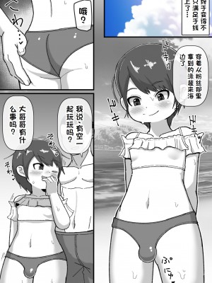 [ゲンキカラーズ (あまみはちわれ)] 女水着チャレンジしたらメスイキしてました♥｜做了女式泳装挑战 结果被干到雌性高潮了 [草草个人汉化]_05